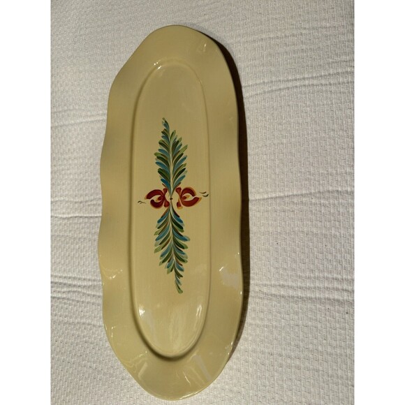 Southern Living at Home-Gail Pittman Siena Garland Ruffled Tidbit App Platter - Picture 1 of 7